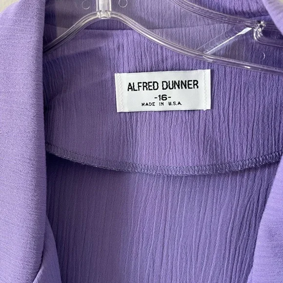 Alfred Dunner Three Piece Ensemble Purple Suit Set - Picture 3 of 5